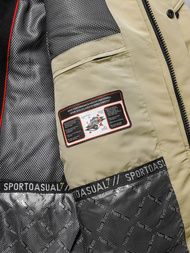 Kurtka zimowa męska beżowa OZONEE JS/22M322/62