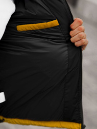 Kurtka zimowa męska pikowana camelowa OZONEE JB/JP1187/7Z