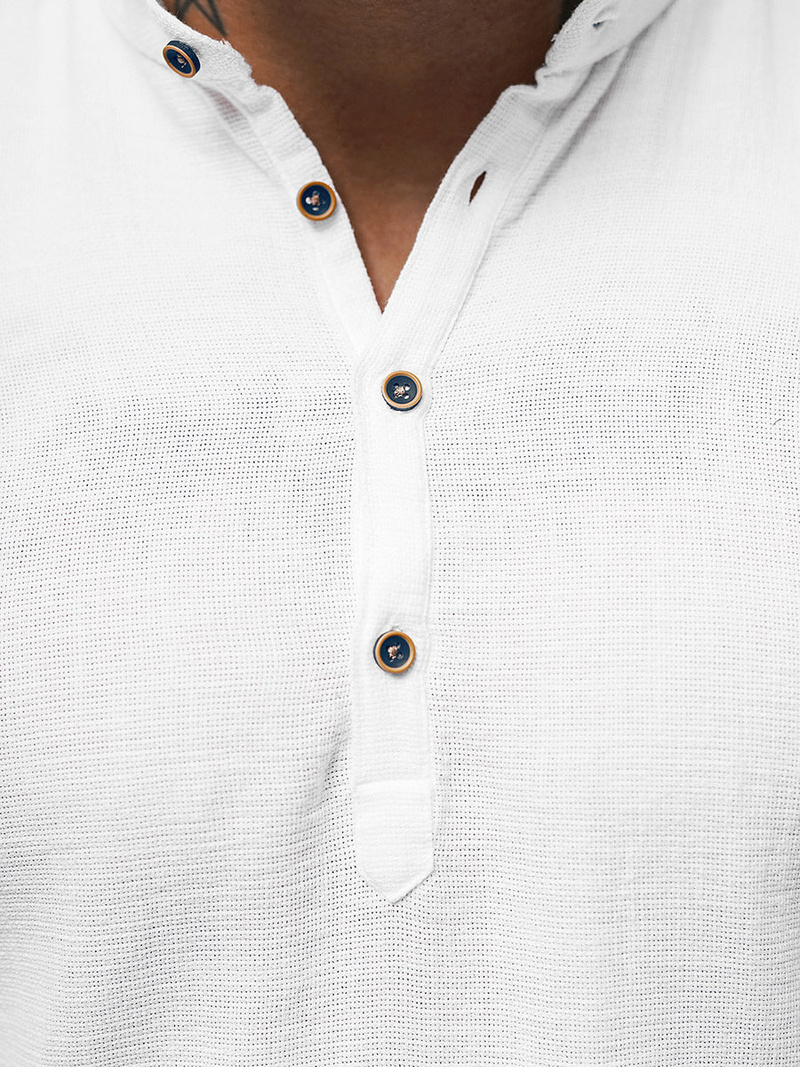 Класична сорочка чоловіча Бiла OZONEE O/V31