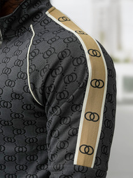 Спортивний костюм чоловічій чорний OZONEE O/FF5110AB