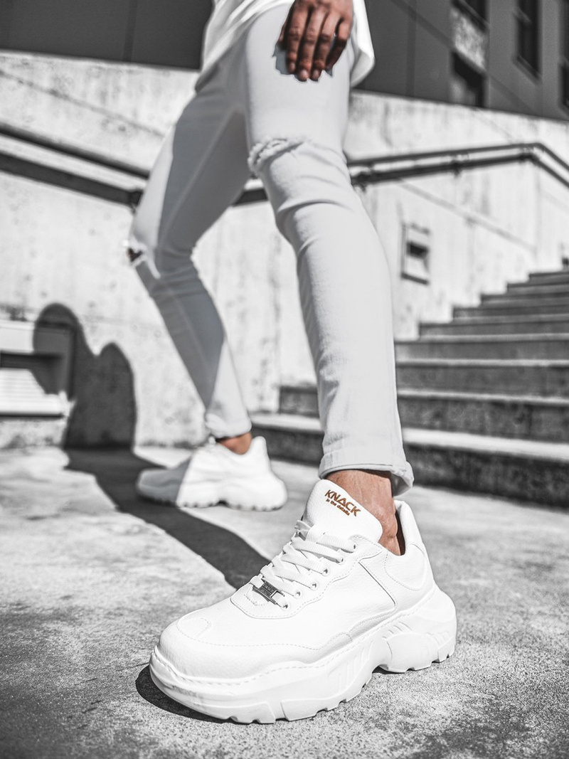 Sneakersy białe OZONEE O/KN75