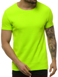 T-Shirt męski zielony-neon OZONEE MACH/M1193