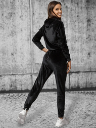 Komplet dresowy dwuczęściowy czarny OZONEE O/13121