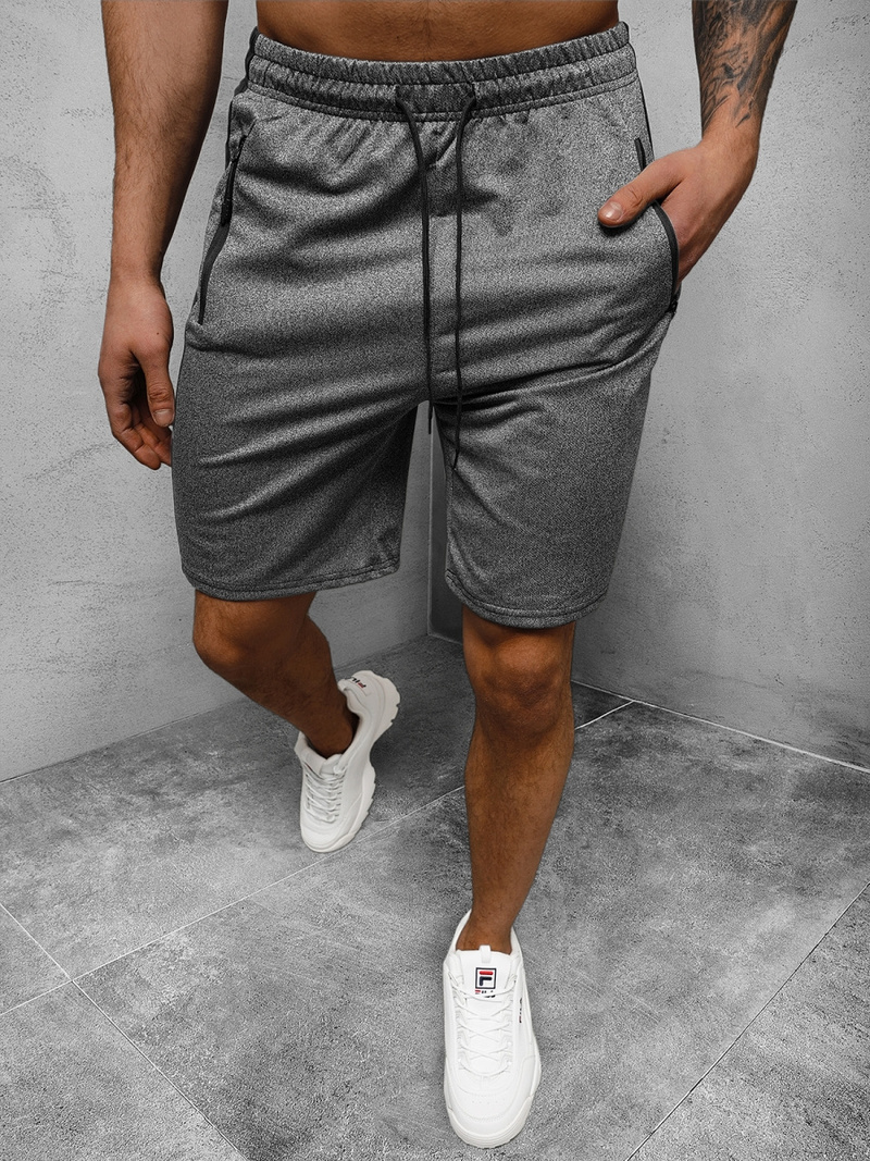 Шорти чоловічі графіт OZONEE JS/68025