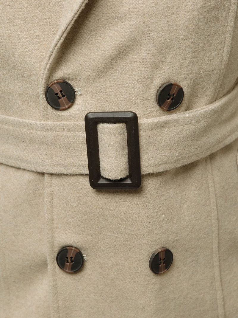 Пальто чоловіче темний Кремовий OZONEE O/5627