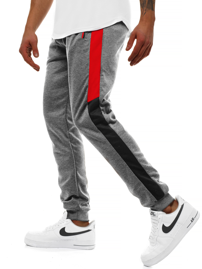 Штани спортивні чоловічі Темно-сірі OZONEE JS/JZ11027