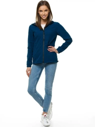 Kurtka przejściowa damska ciemno-niebieska OZONEE JS/HH036/58