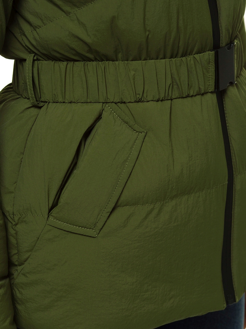 Kurtka zimowa damska zielona OZONEE JS/M23060/2