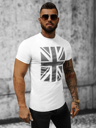 T-shirt męski biały OZONEE NB/3006Z
