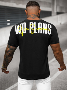 Футболка Чоловіча Чорна OZONEE O/T1277/3