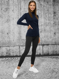 Bluza damska rozpinana granatowa OZONEE JS/HD151/4