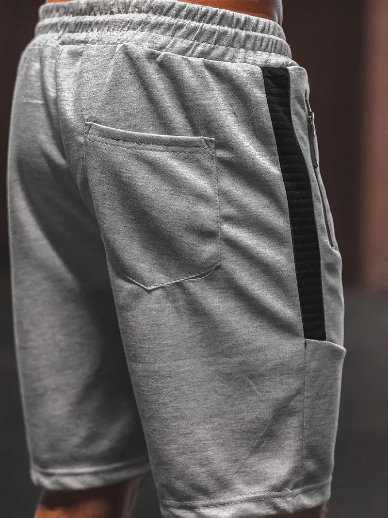 Spodenki dresowe męskie szare OZONEE O/WW20013/2