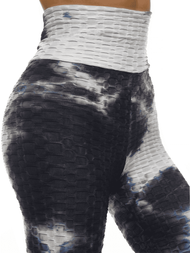 Legginsy damskie granatowo-szare OZONEE JS/YW88029