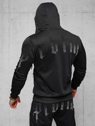 Komplet dresowy męski czarny OZONEE O/FF3781AB