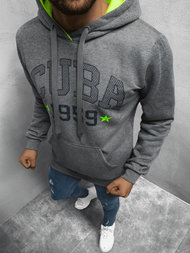 Bluza z kapturem męska grafitowa OZONEE JS/Y10023