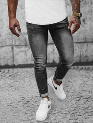 Чоловічі джинси графіт OZONEE NB/MP0056GZ