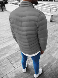 Kurtka męska przejściowa szara OZONEE JS/SM70