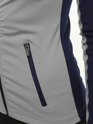 Bluza damska rozpinana szaro-granatowa OZONEE JS/HD149/3