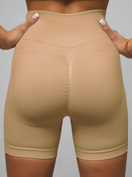 Komplet sportowy dwuczęściowy damski beżowy OZONEE O/SY2324