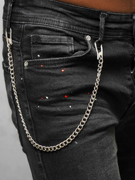 Чоловічі джинси Чорнi OZONEE O/WE1006