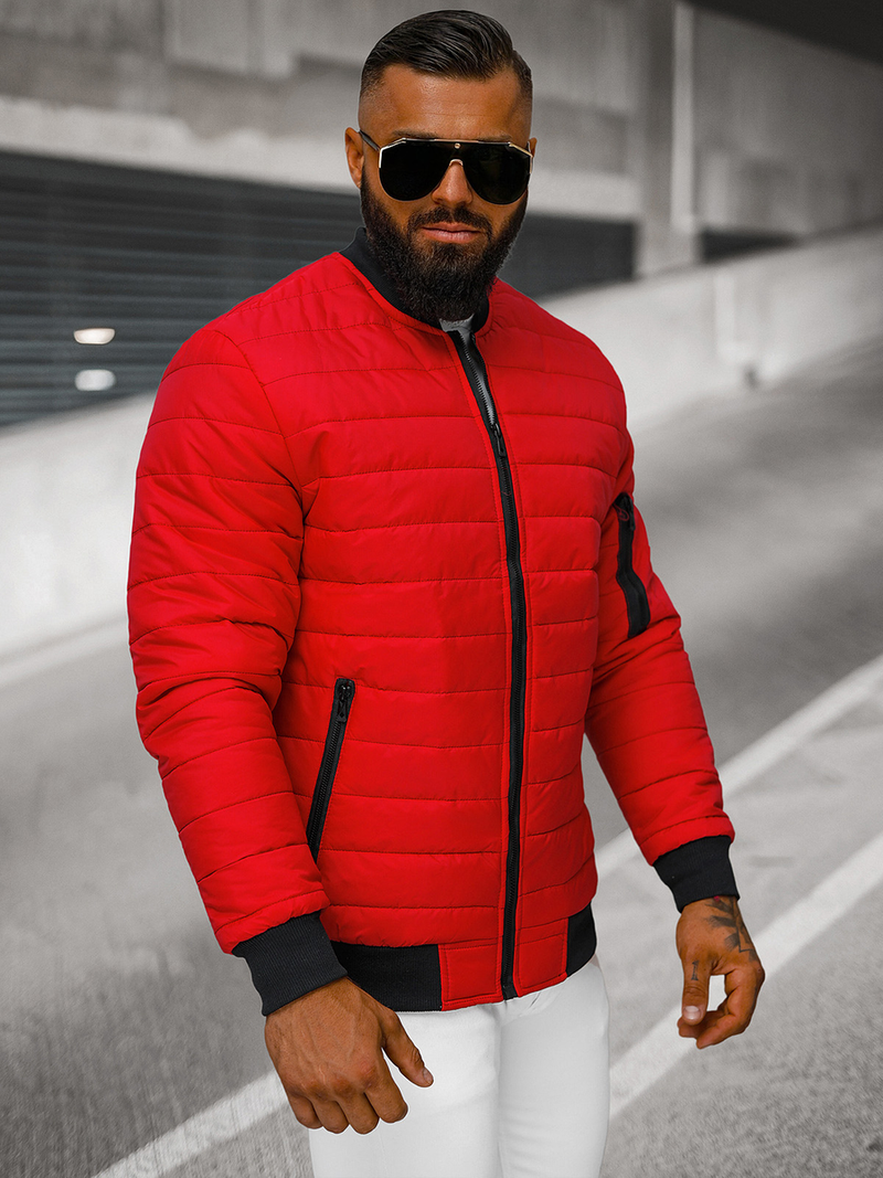 Куртка чоловіча Червона OZONEE JS/MY02Z