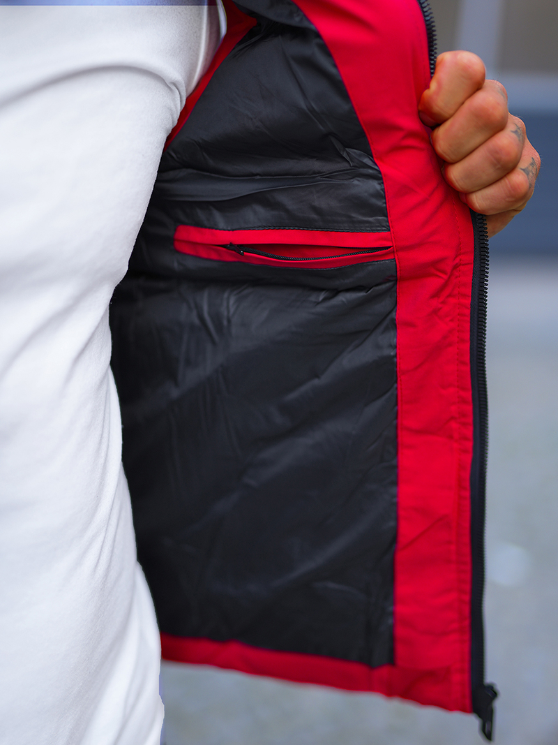 Безрукавка чоловіча Червона OZONEE JS/5M758/270