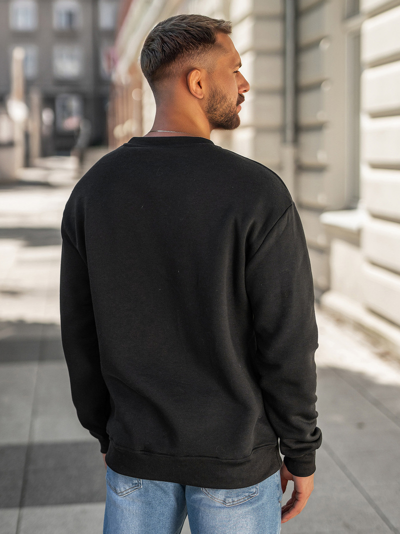 Bluza męska czarna OZONEE JS/8B1763/3