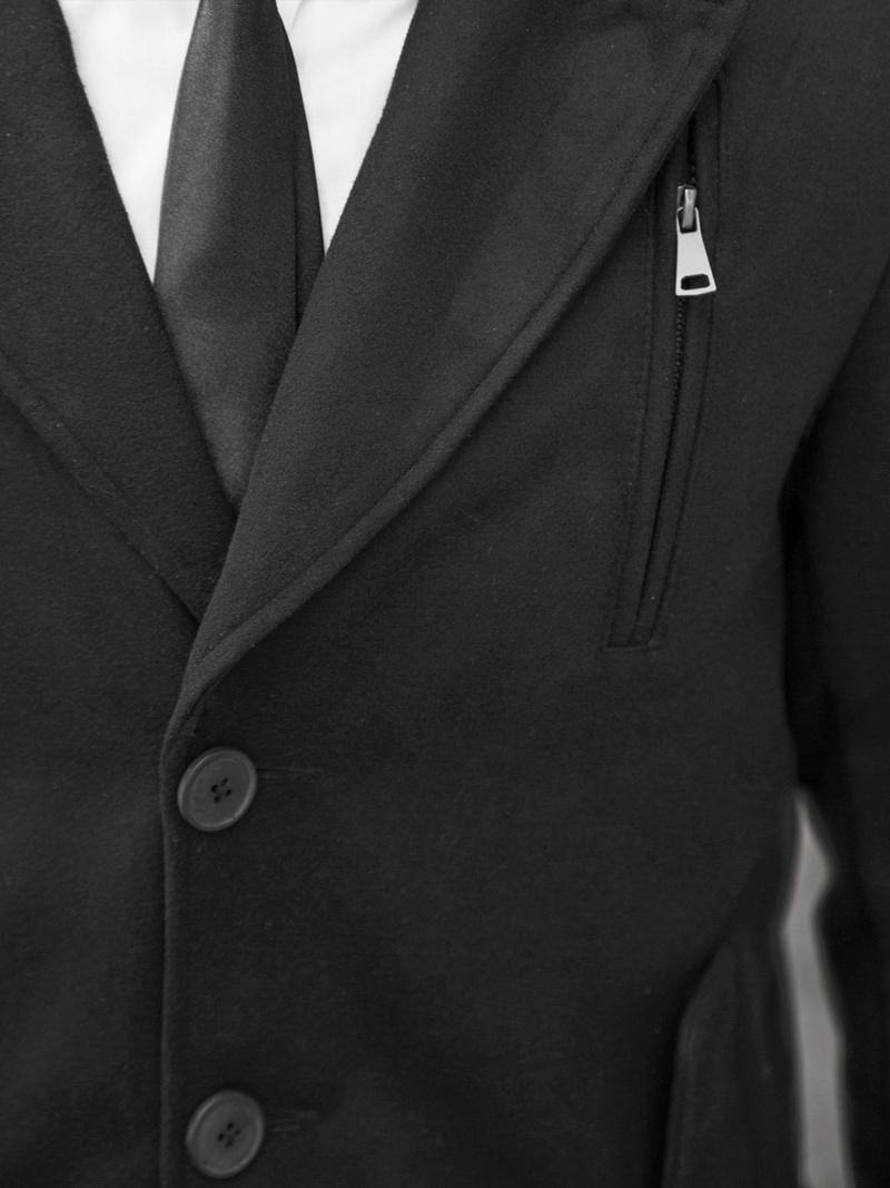 Пальто чоловіче Чорний OZONEE JS/79M3127Z