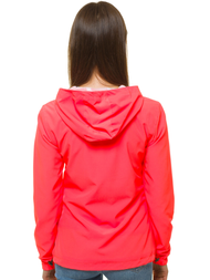 Kurtka przejściowa damska koralowa OZONEE JS/HH036/53