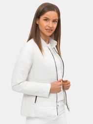 Kurtka przejściowa damska biała OZONEE N/7013/3