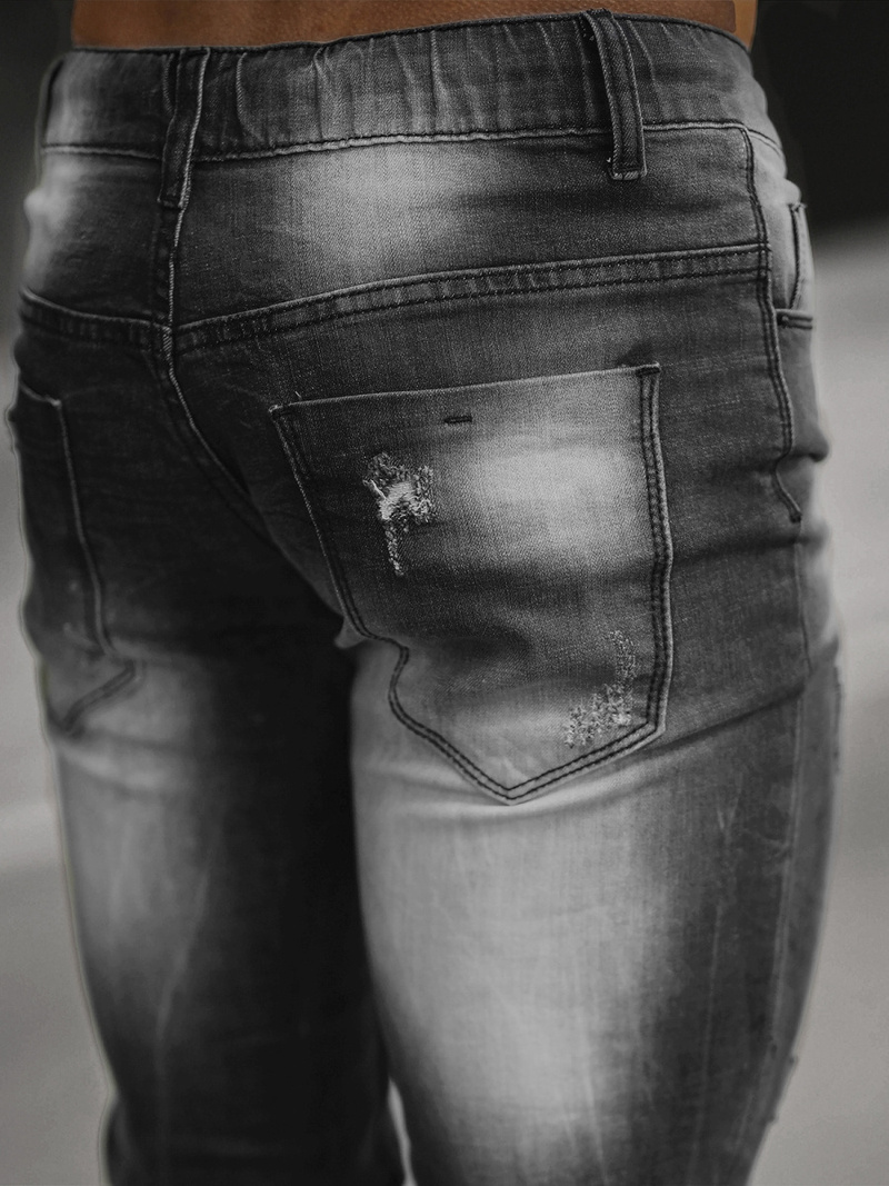 Spodnie jeansowe męskie szare OZONEE NB/MP0005GZ