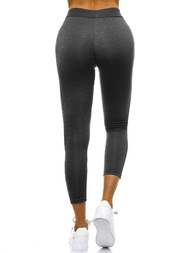 Legginsy damskie ciemno-szare OZONEE JS/1036/C2