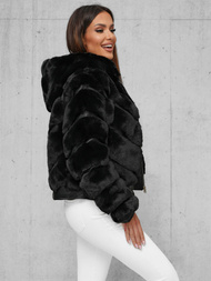 Куртка жіноча чорна OZONEE JS/11Z8165Z