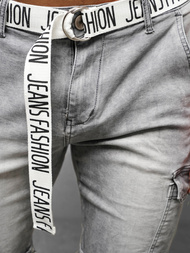 Spodenki męskie jeansowe szare OZONEE DR/TF191