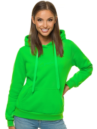 Bluza z kapturem damska zielona OZONEE JS/W02/70Z