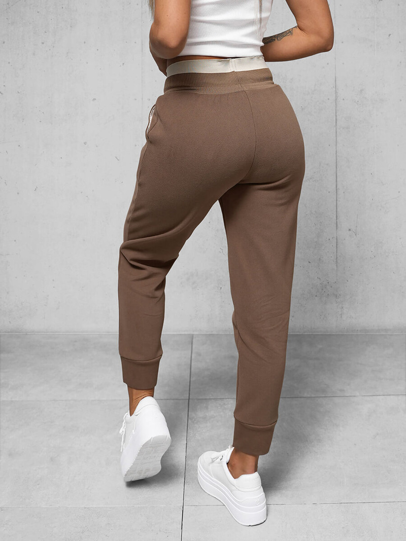 Спортивні штани жіночі Коричневi OZONEE O/10658