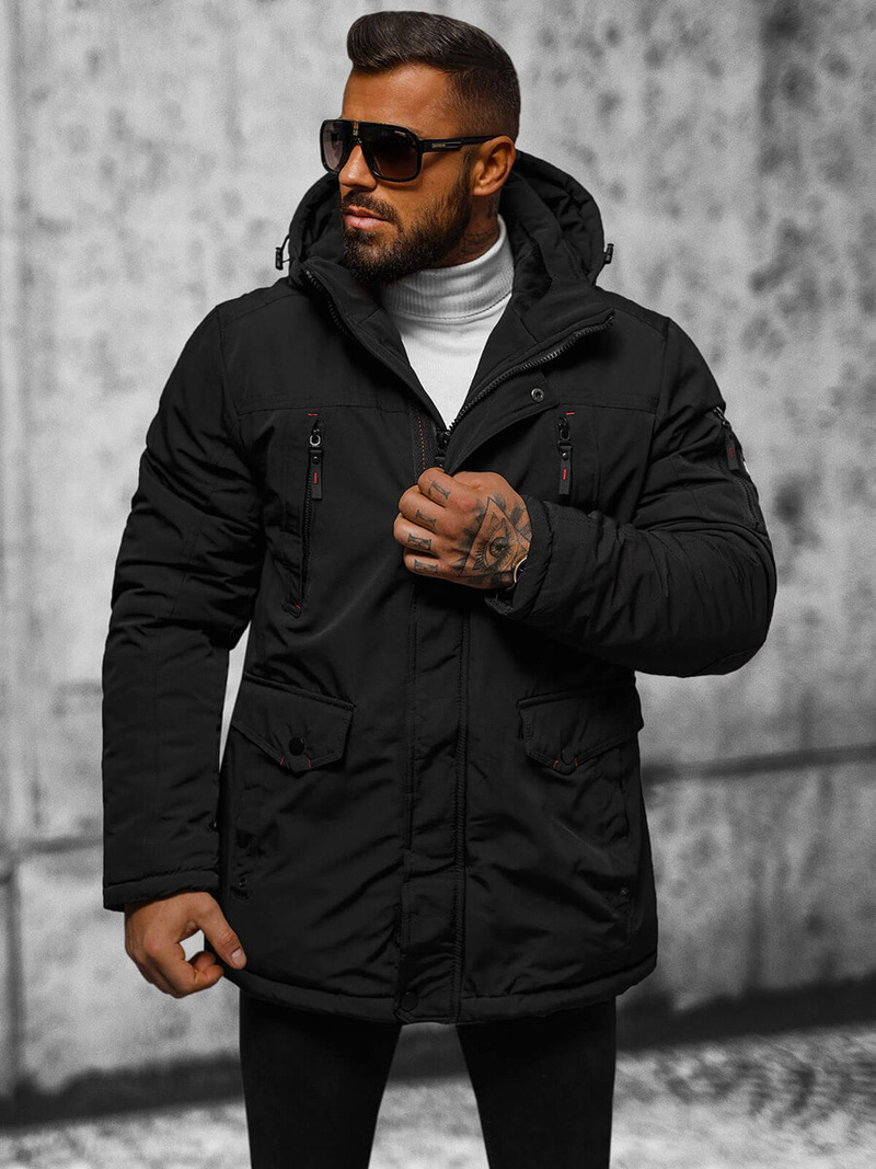 Куртка Чоловіча Чорна OZONEE JS/5M718/392