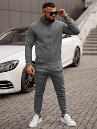 Komplet dresowy męski grafitowy OZONEE JS/68C10385/5Z