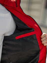 Куртка зимова чоловіча Чорно-Червона OZONEE JS/31M5083/270