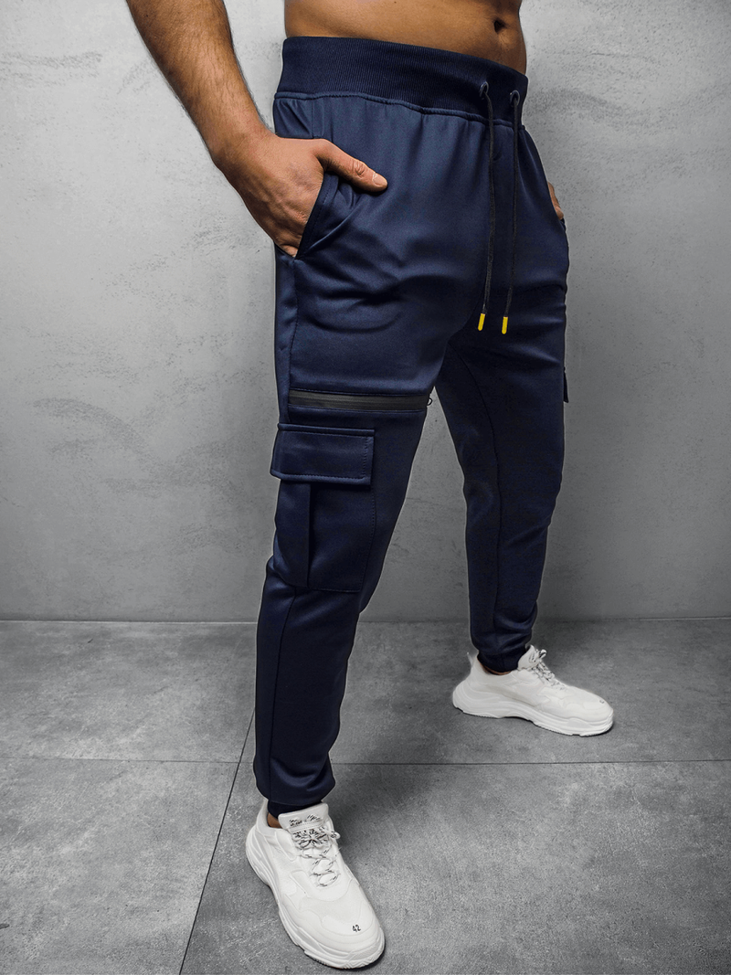 Штани спортивні чоловічі Темно-Синi OZONEE JS/K10287