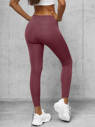 Legginsy damskie ciemno-różowe OZONEE O/K9-JZ