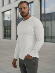 Сорочка з довгим рукавом чоловіча Бiла OZONEE JS/DB71/2