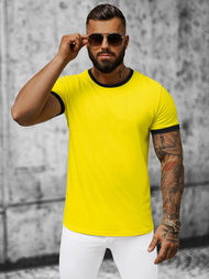 T-shirt męski żółty OZONEE JS/8T83/28Z