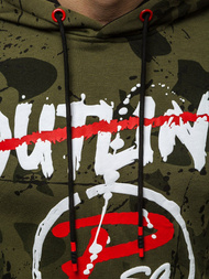 Толстовка чоловіча Зелена OZONEE JS/DD276Z