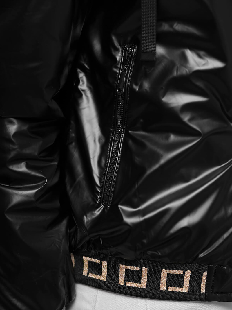 Kurtka damska czarna OZONEE JS/16M9087/392