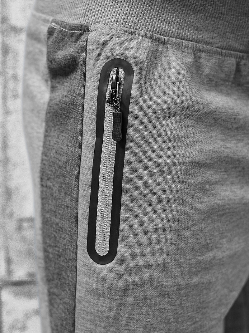 Spodenki dresowe męskie szare OZONEE JS/8K927