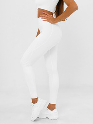 Legginsy damskie białe OZONEE JS/17K585/1