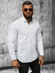 Класична сорочка чоловіча Бiла OZONEE O/V14