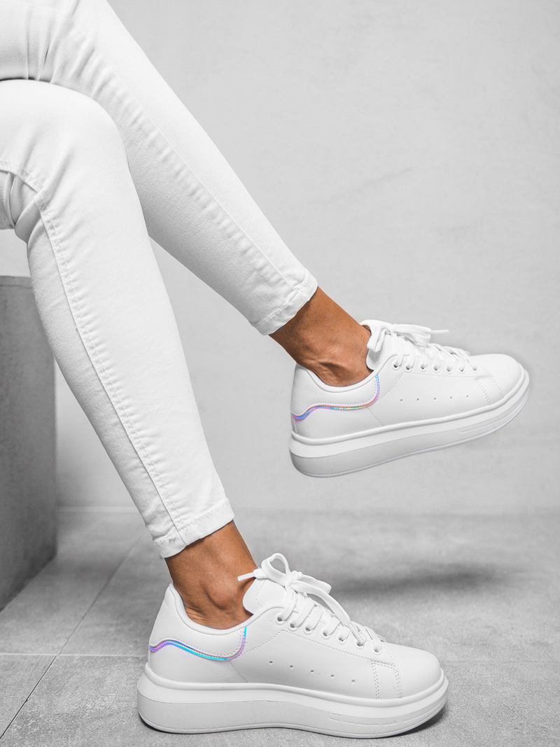 Sneakersy damskie białe OZONEE T/126