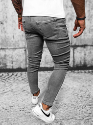 Spodnie jeansowe męskie szare OZONEE E/6551/01